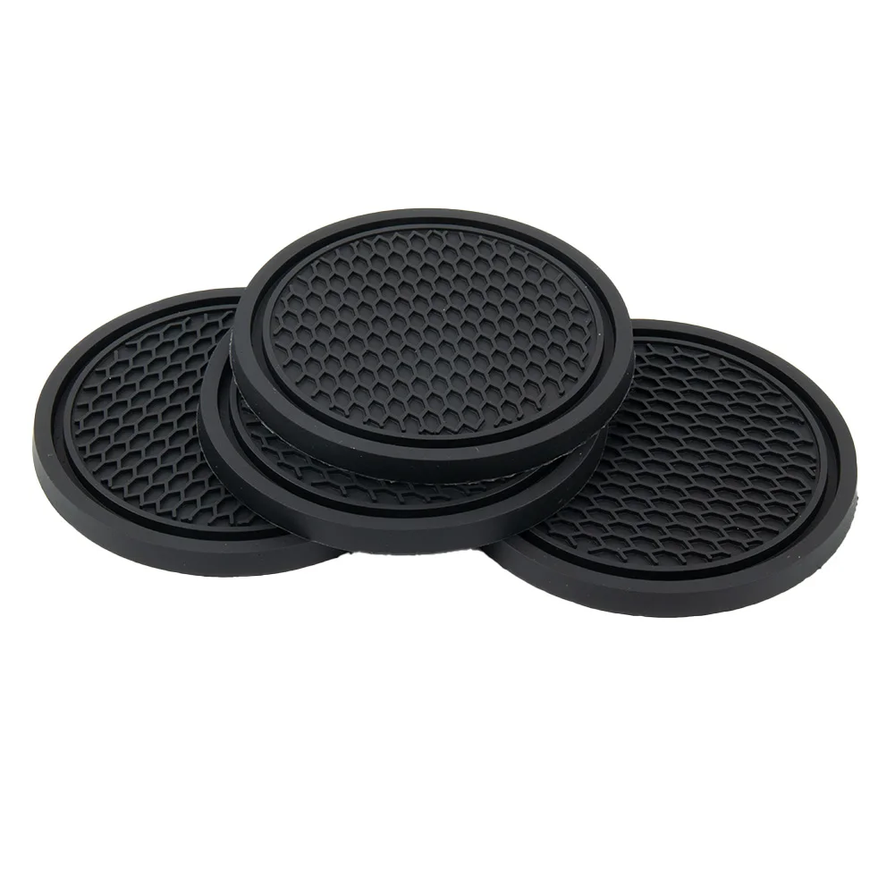 Car Accessories Unique - Posavasos antideslizante de silicona para coche,