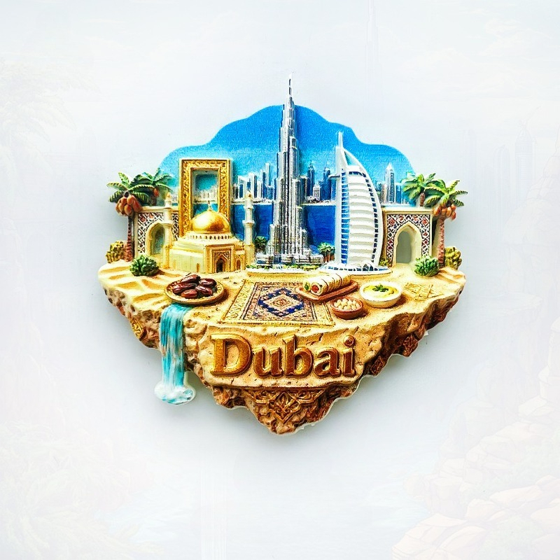 Car Accessories Dubai - Imán para nevera con isla flotante