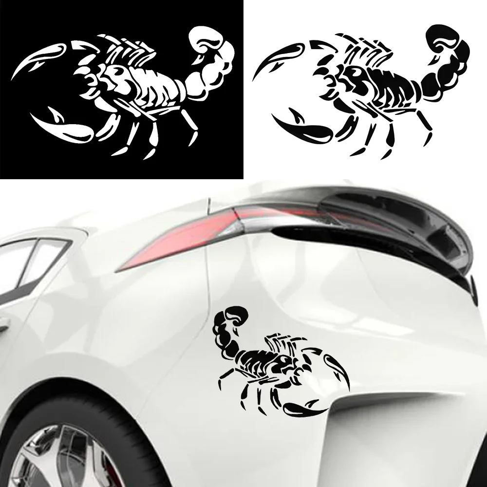 Car Accessories Unique - Pegatinas de escorpión grande para automóviles,