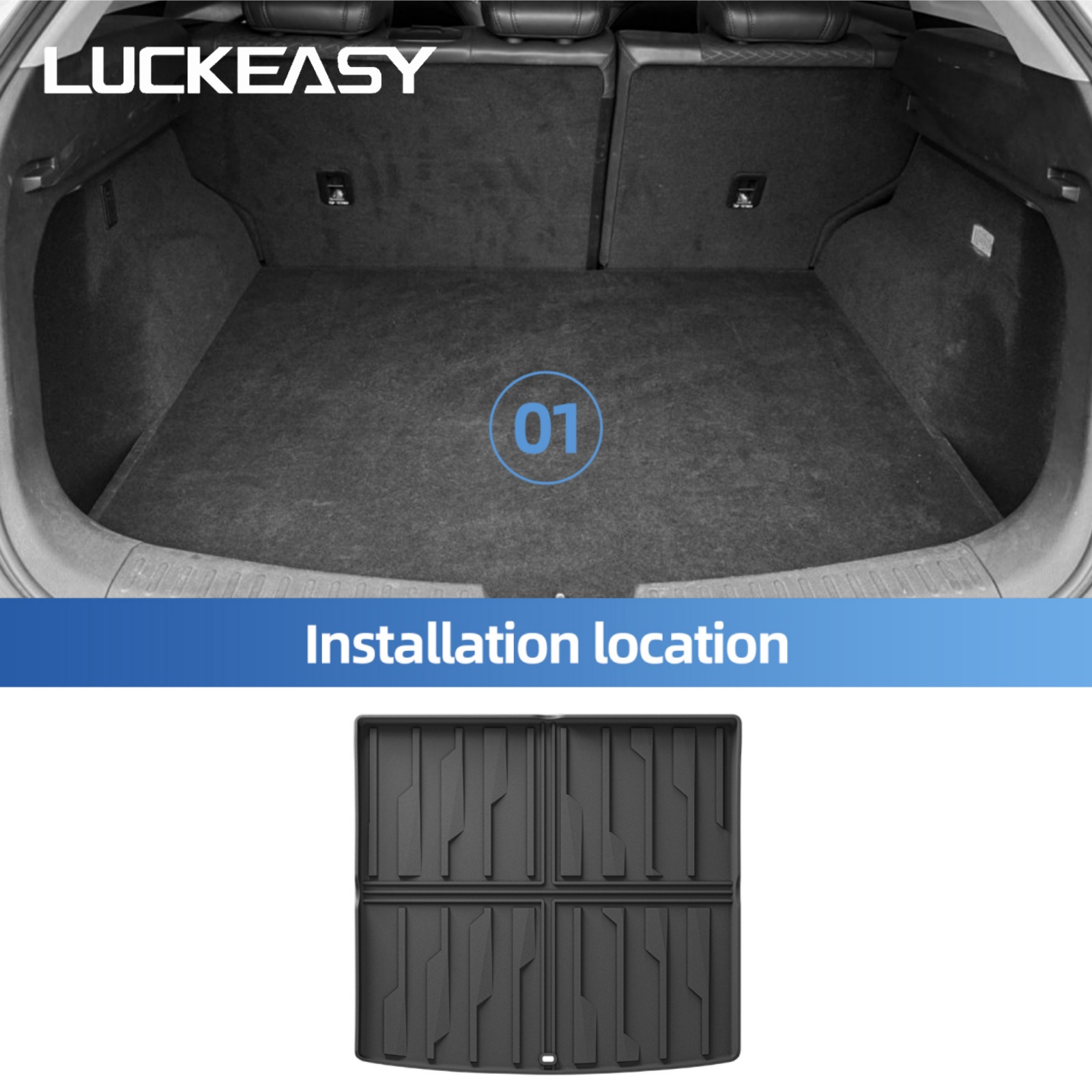 LUCKEASY Alfombrillas para Aut - Market Car Accessories reseña y precio