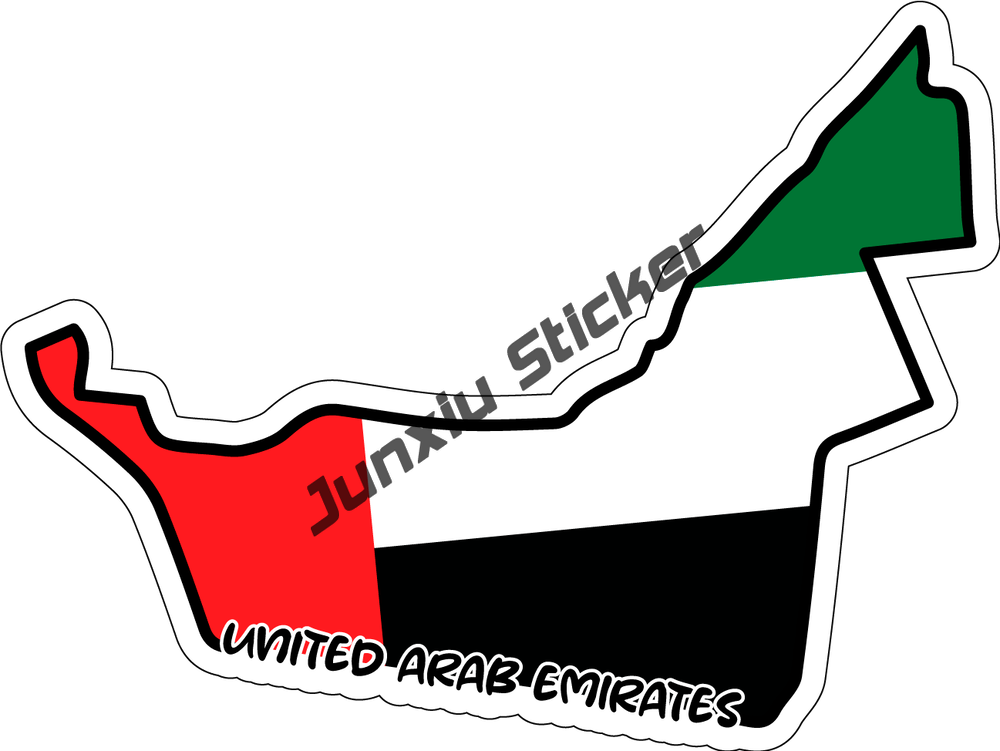 Calcomanía del mapa de la band - Car Accessories Dubai reseña y precio