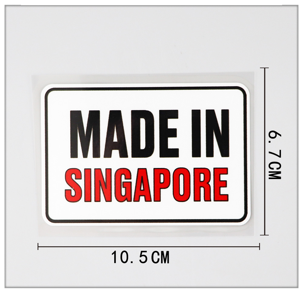 Pegatina para coche hecha en S - Car Accessories Singapore reseña y precio